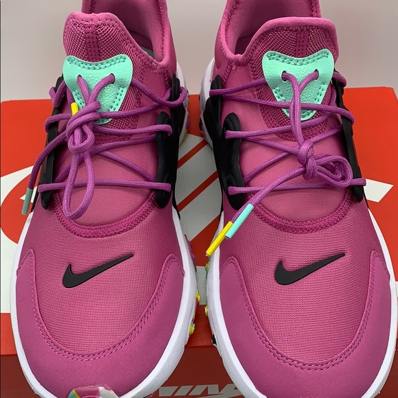 Nike React Presto MC GS Cosmic Fuchsia Emerald Ris - Picture 10 of 16